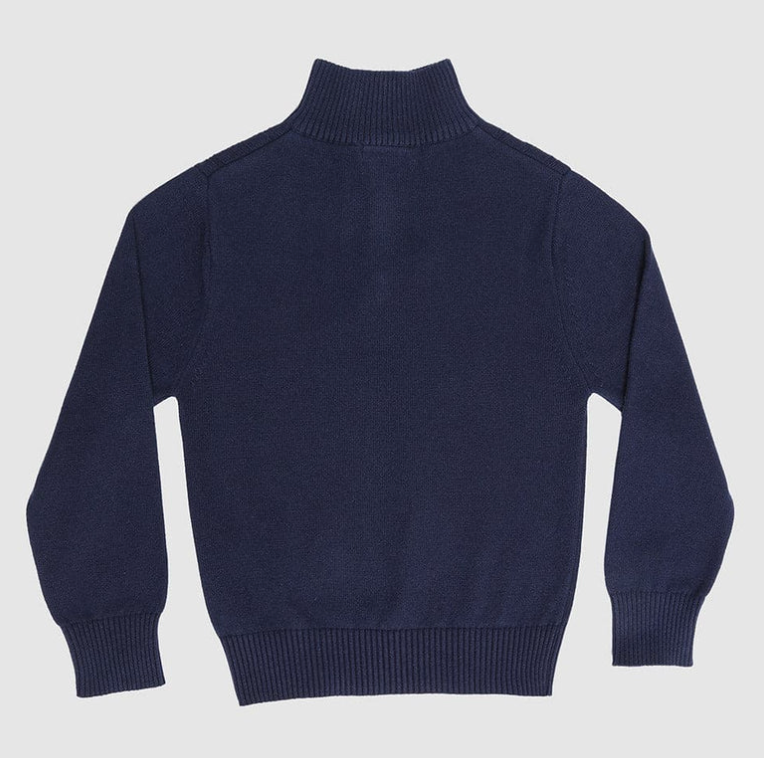 Aspen 1/4 Zip Sweater Navy