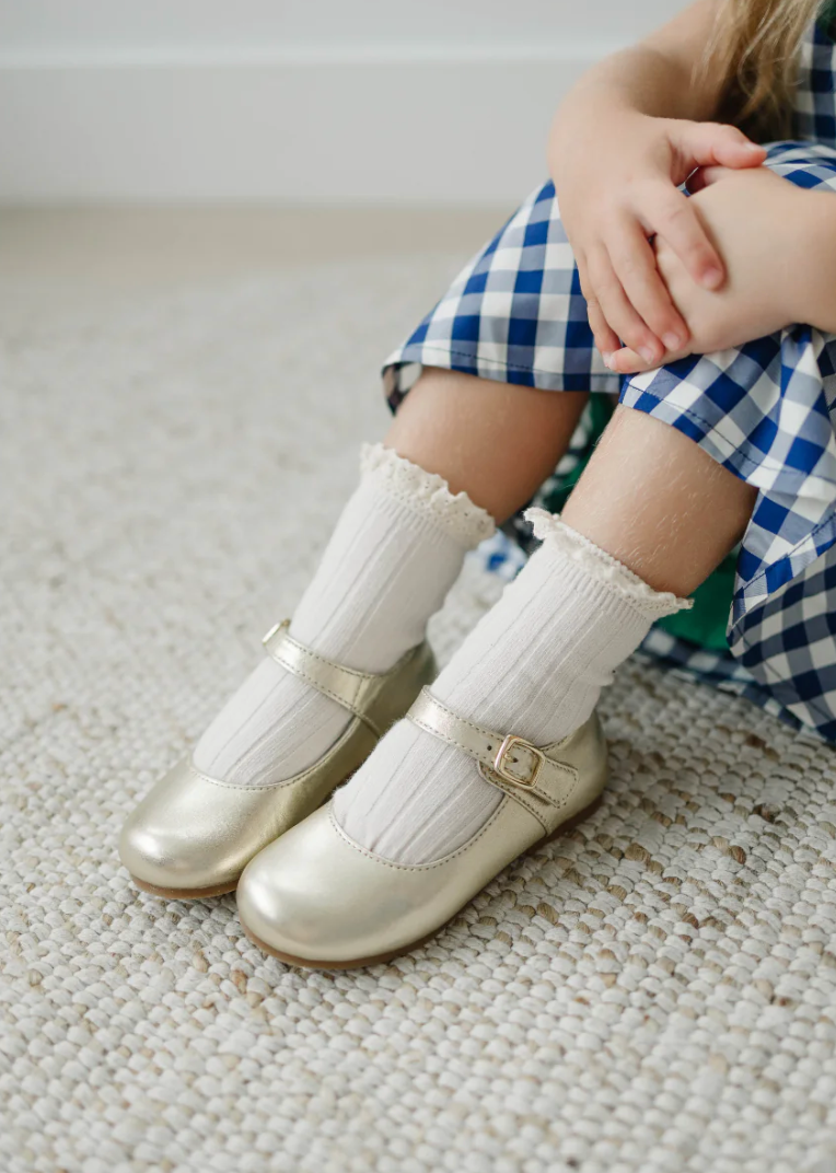 Rebecca Special Occasion Gold Flat