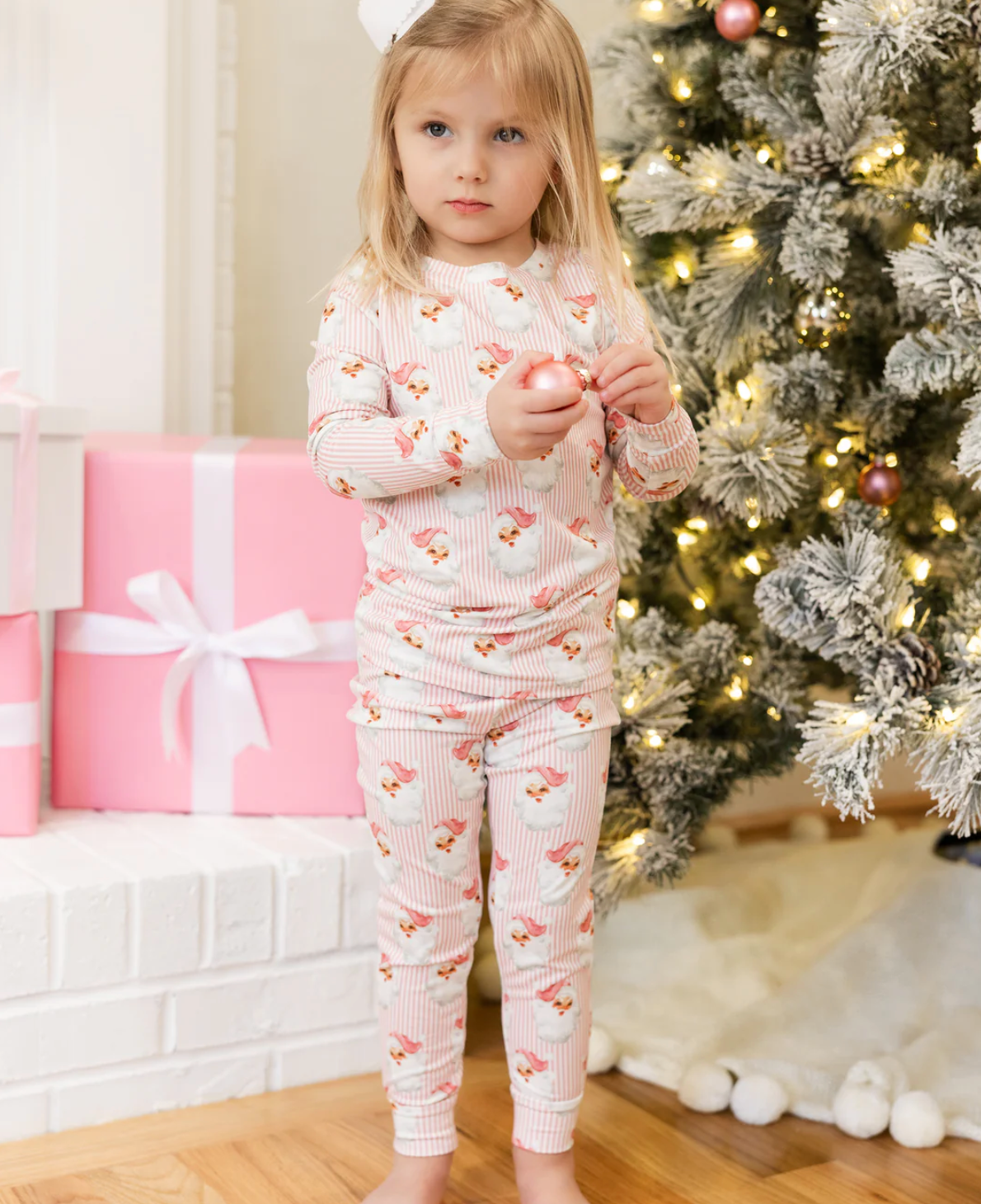 PJ Set Santa Baby Pink