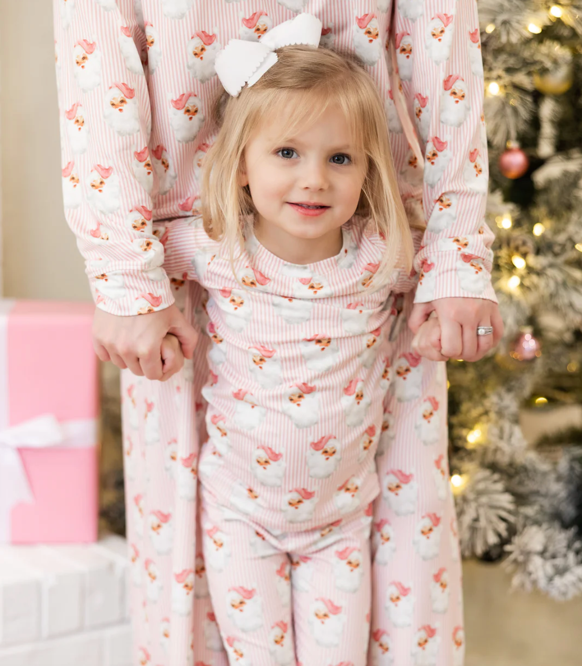 PJ Set Santa Baby Pink