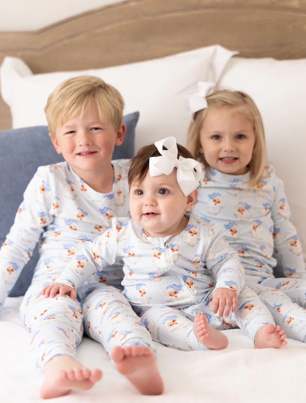 PJ Set | Santa Baby Blue