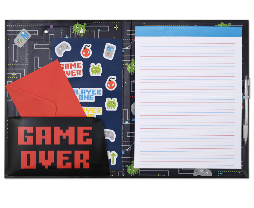 Gamer Glitch Clipboard Set