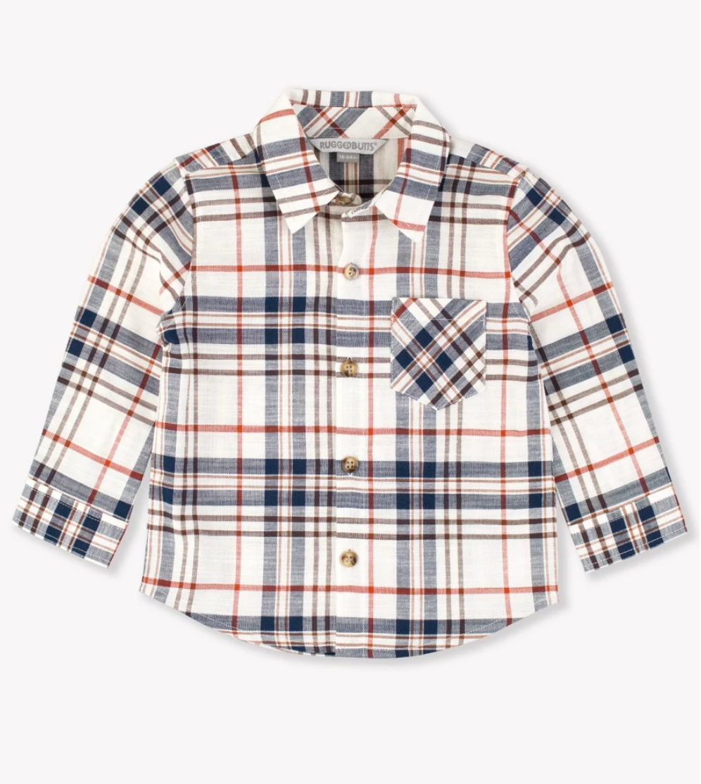 Homegrown Harvest Plaid Button Down Shirt