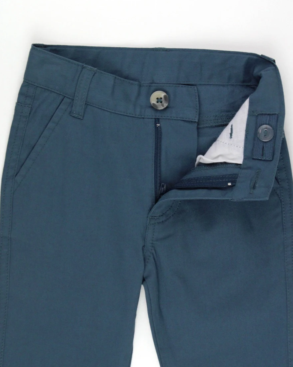 Vintage Indigo Stretch Chino Pants