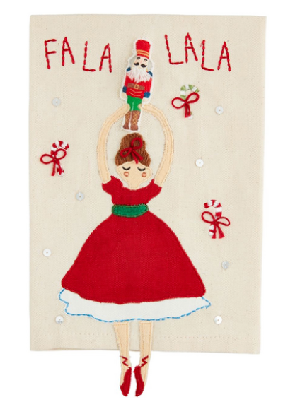 Merry Nutcracker Dangle Towel