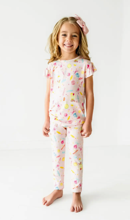 Candy Shop Flutter Sleeve Pajama