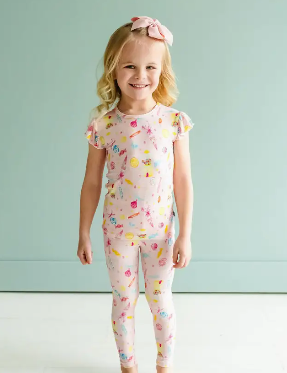 Candy Shop Flutter Sleeve Pajama