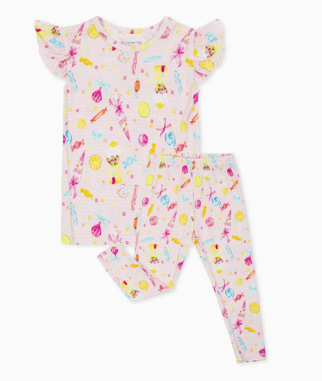 Candy Shop Flutter Sleeve Pajama