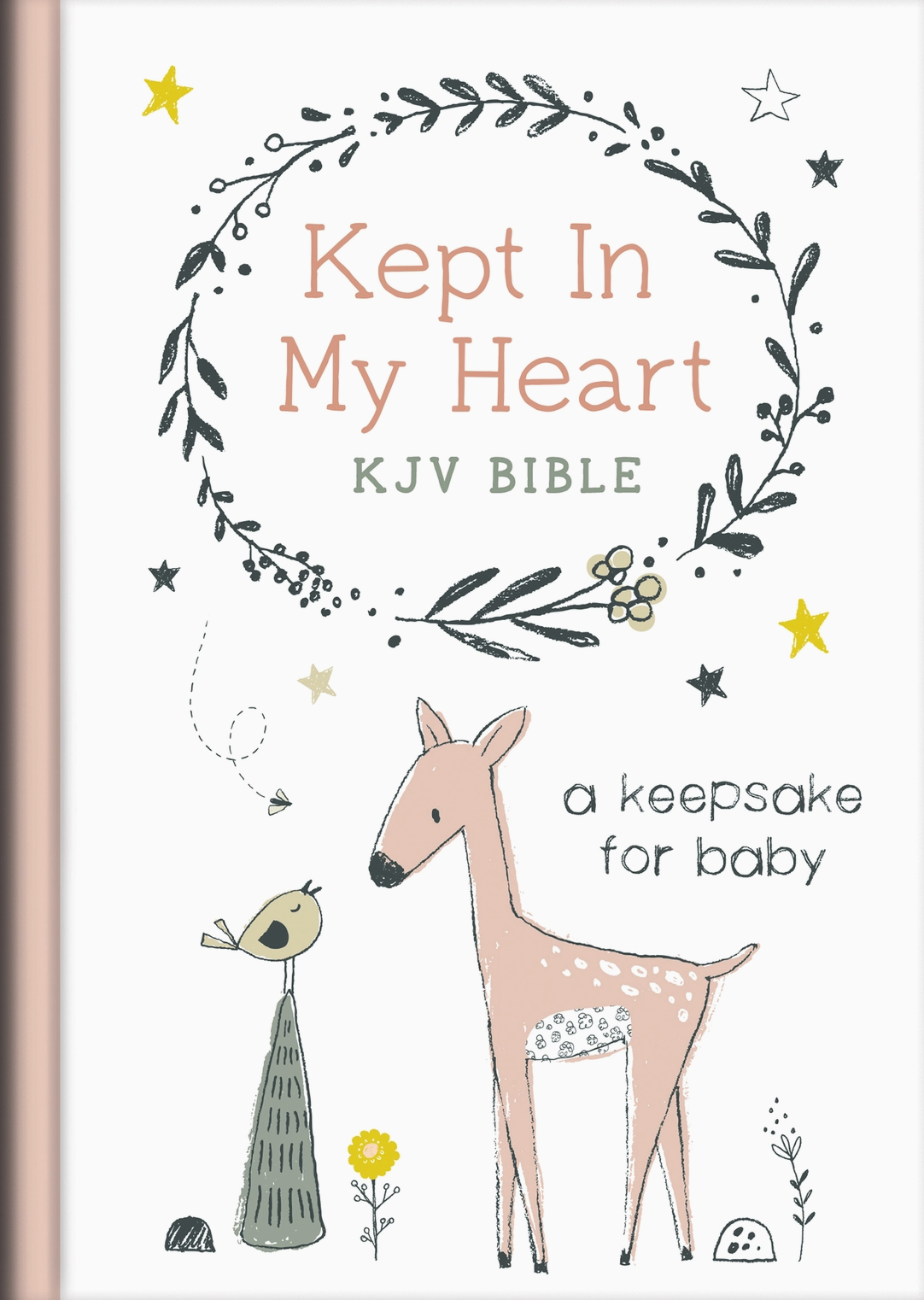 Kept in My Heart Kjv Bible [Coral Woodland]