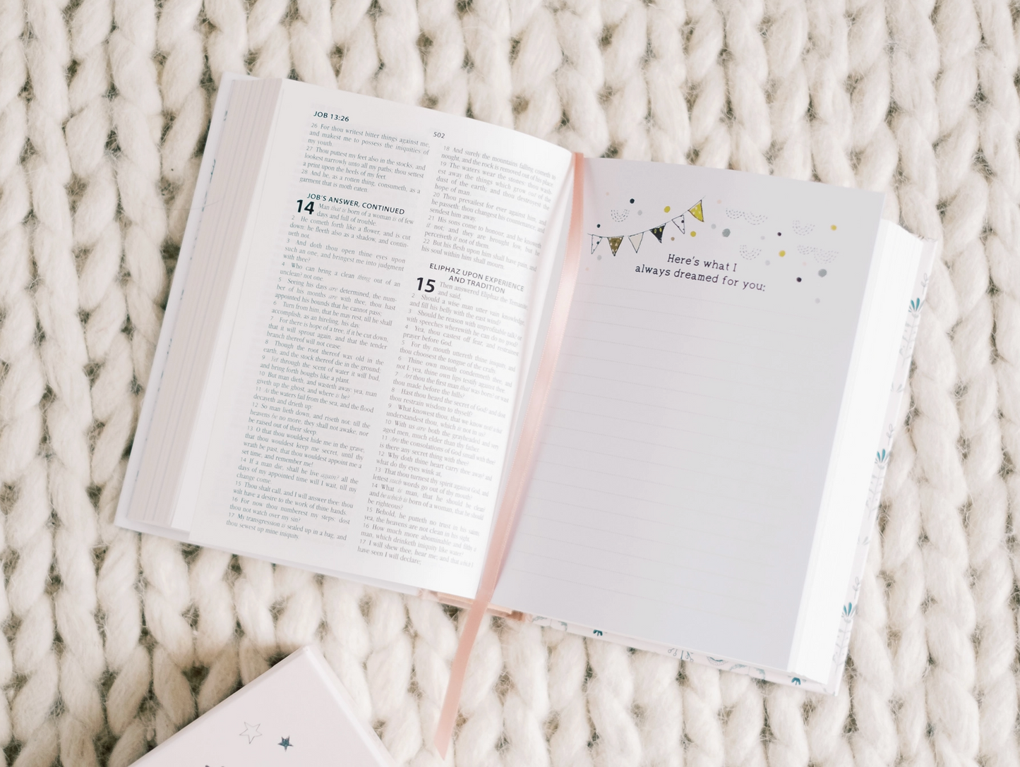 Kept in My Heart Kjv Bible [Coral Woodland]