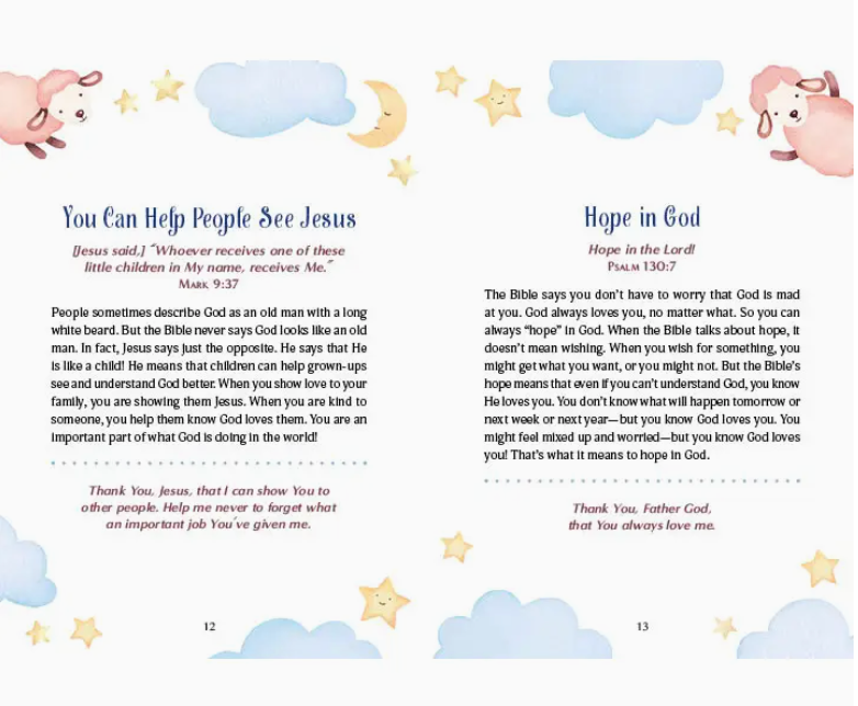 3-Minute Bedtime Devotions For Little Hearts