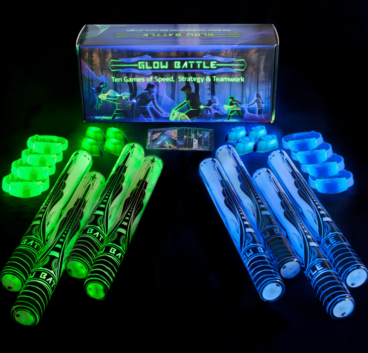 Glow Battle Family Pack: A Glow in the Dark Game