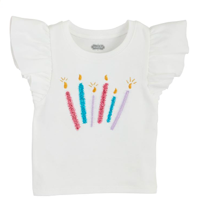 Candles Birthday Girl Tee