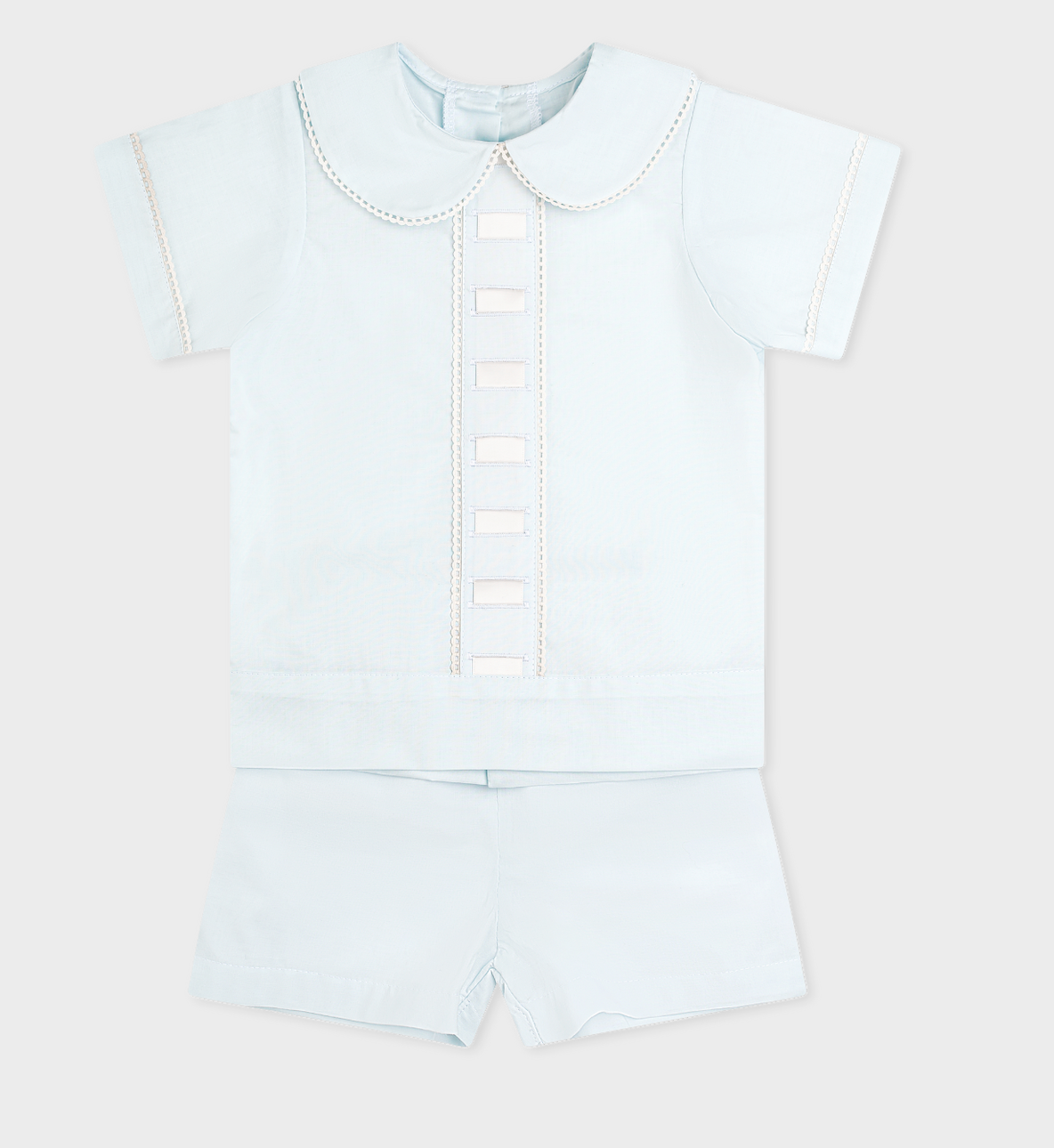 LS Nate Short Set Blessings Blue Batiste