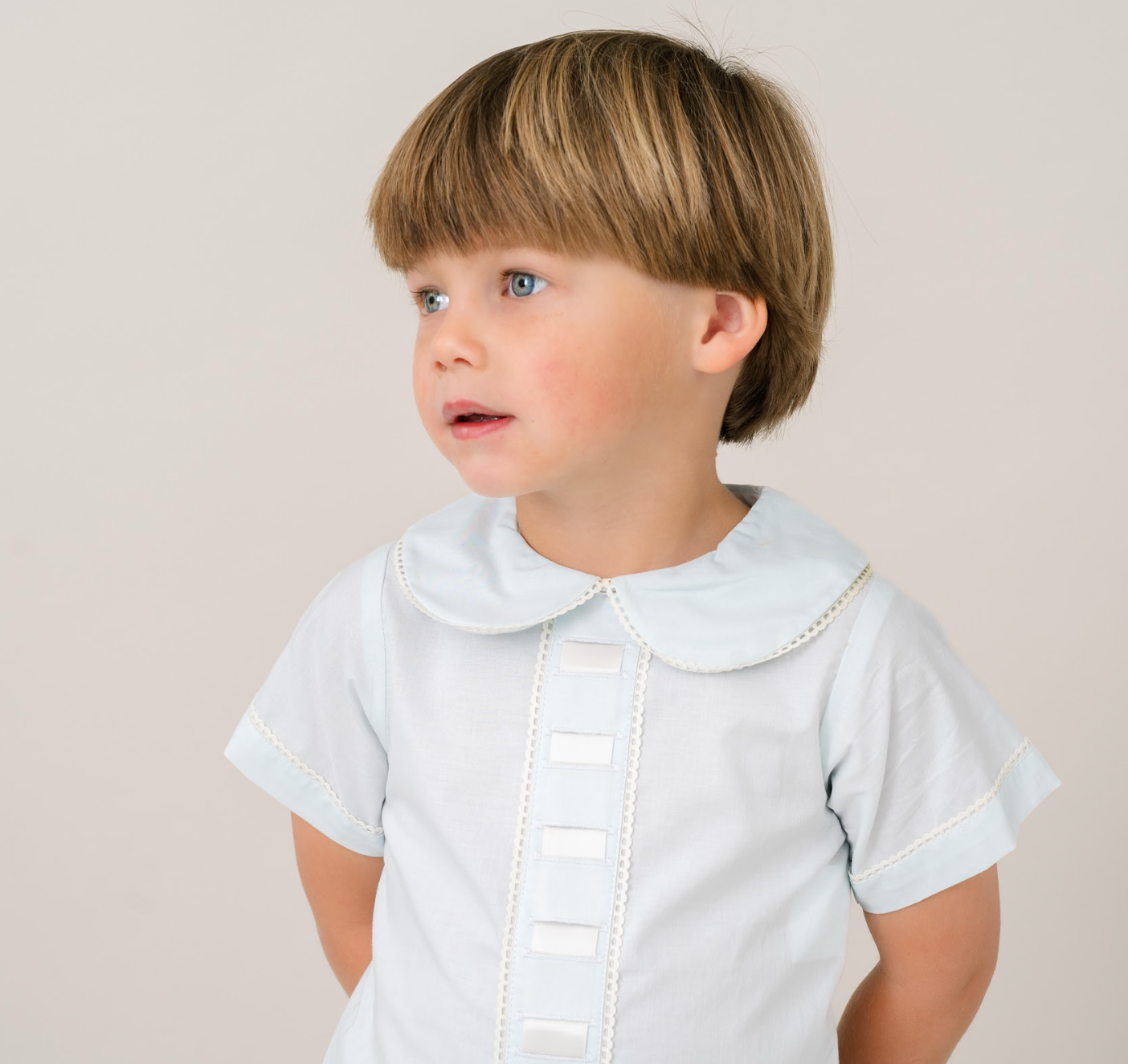 LS Nate Short Set Blessings Blue Batiste