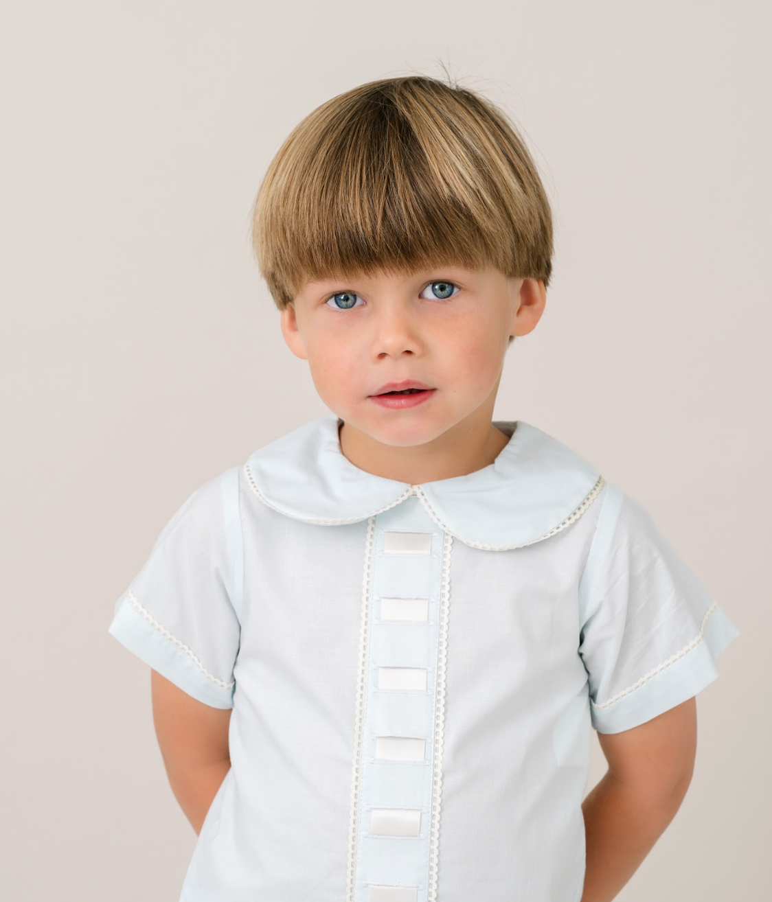 LS Nate Short Set Blessings Blue Batiste