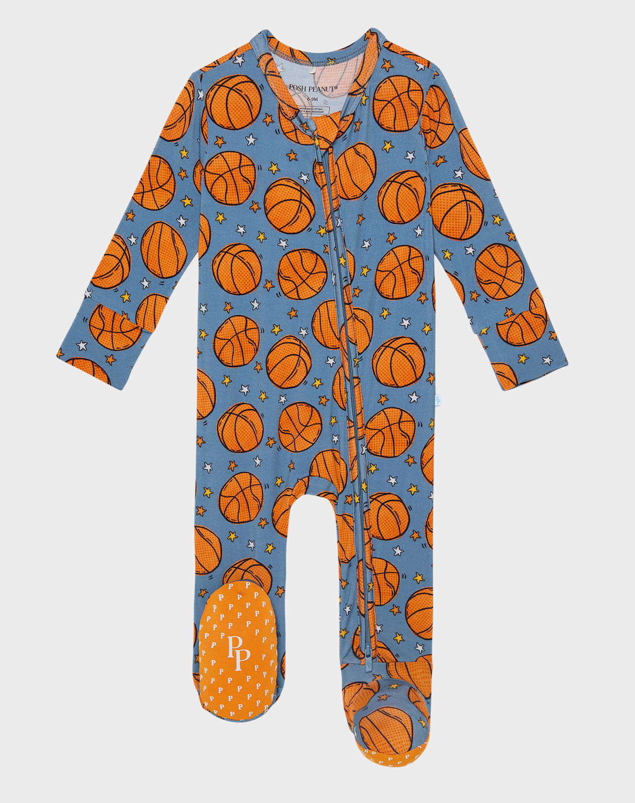 Posh Peanut Slam Dunk Footie Zippered One Piece