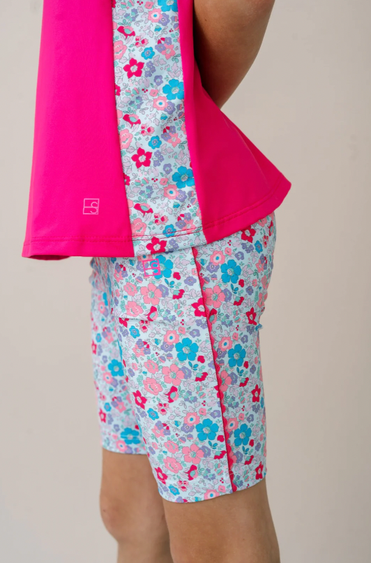 SF Power Pink Bloomberry Floral NIcole Tank
