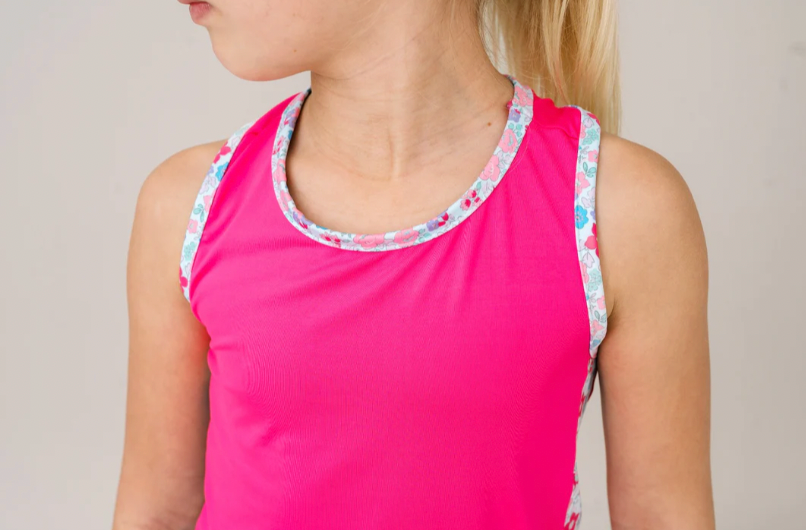 SF Power Pink Bloomberry Floral NIcole Tank