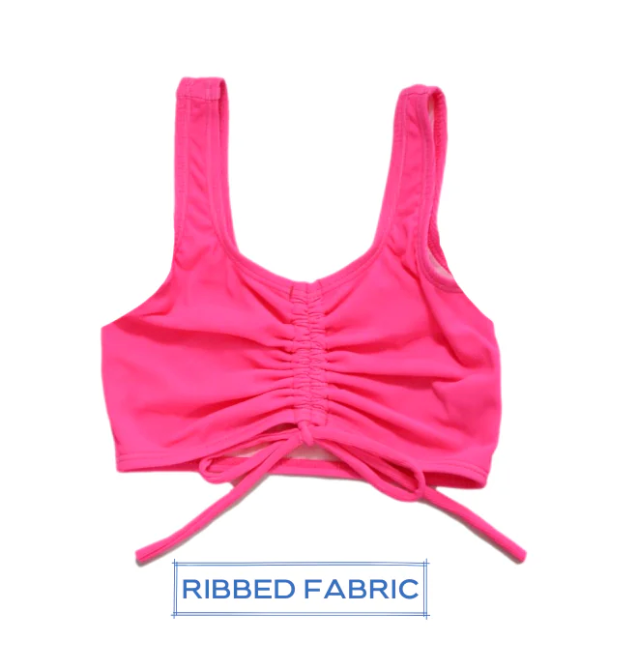 BB MIX & MATCH: Ruched Longline Top/Maxi Bottom | Radiant Pink