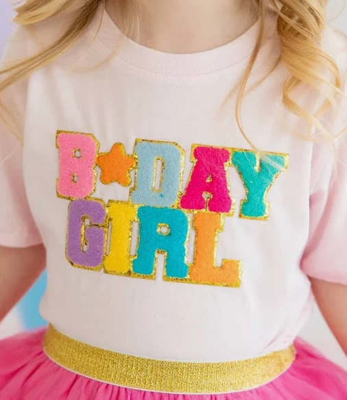 Birthday Patch Short Sleeve Tee
