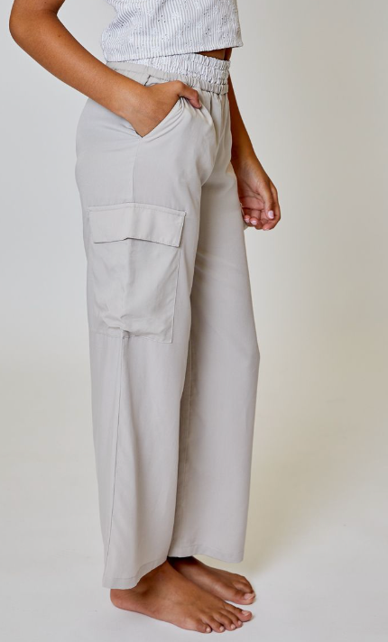 DH Beige Combo Cargo Pants