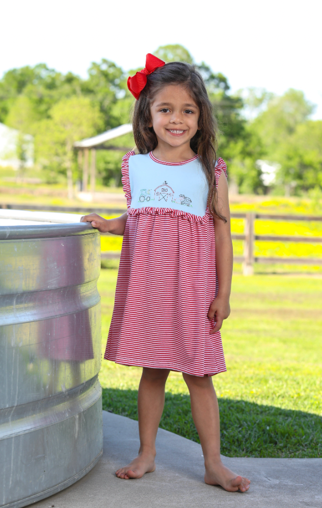 TSK Farm Embroidery Dress