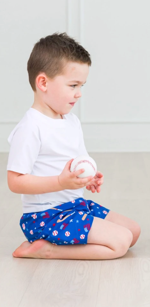 Play Ball Swim Trunks