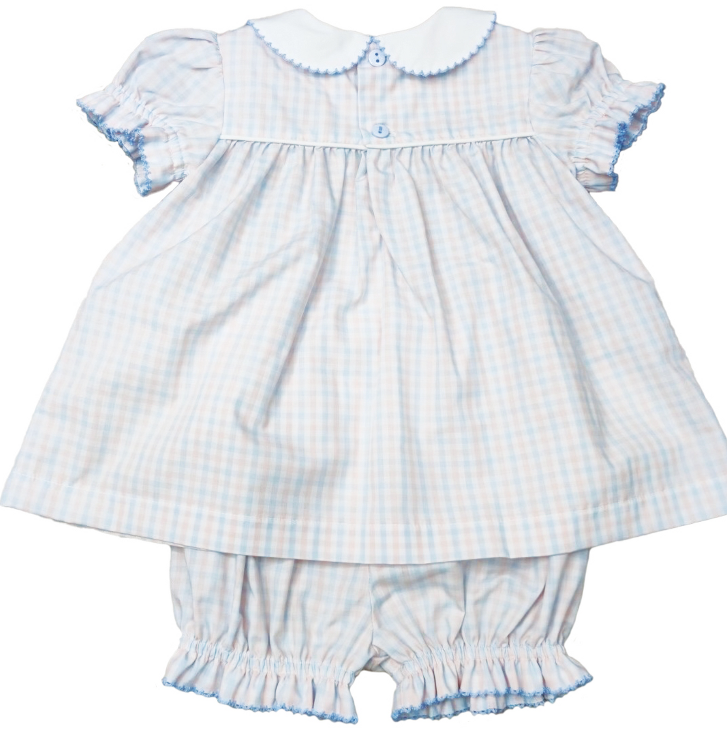 Plaid Girl's Bloomer Set