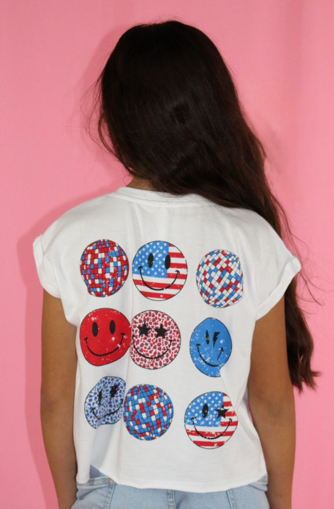 Chillin' in the USA Embroidery Sleeveless Shirt