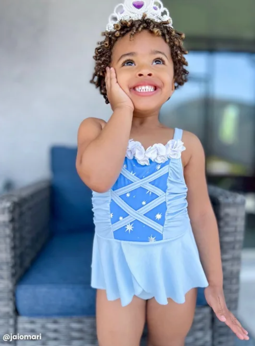 Glass Slipper Princess Dress-Up One Piece