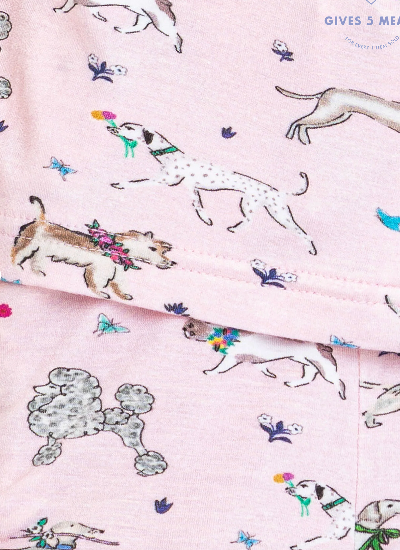 Puppies Short Sleeve Pajama Set