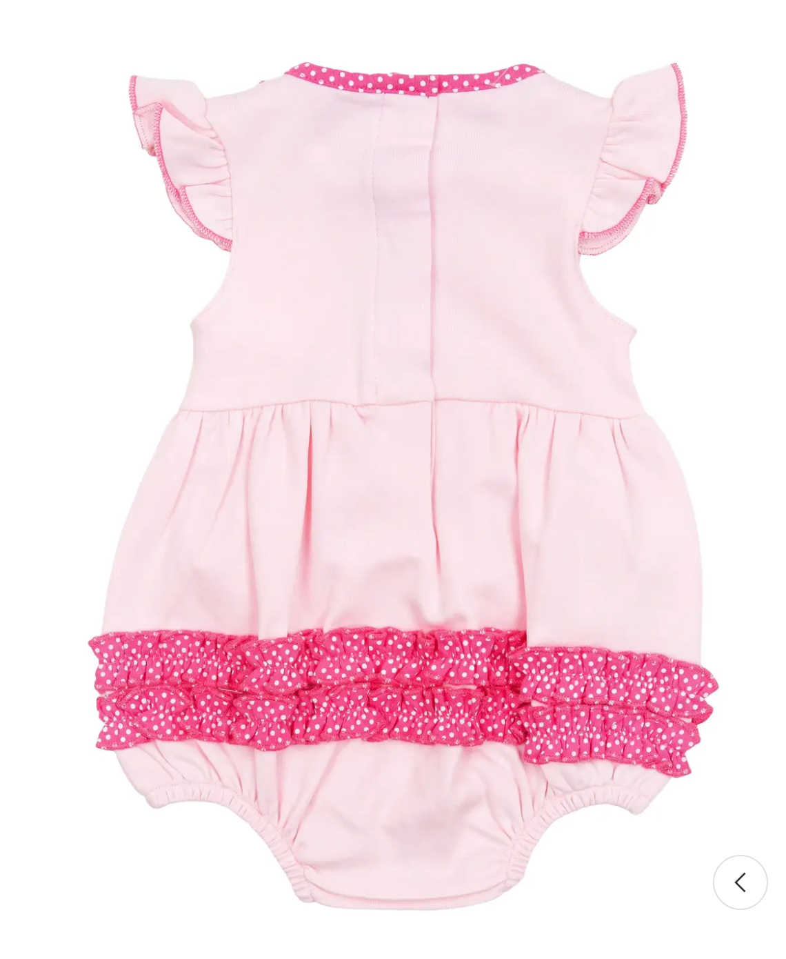 Magnolia Baby Fancy Flamingo Applique Bubble