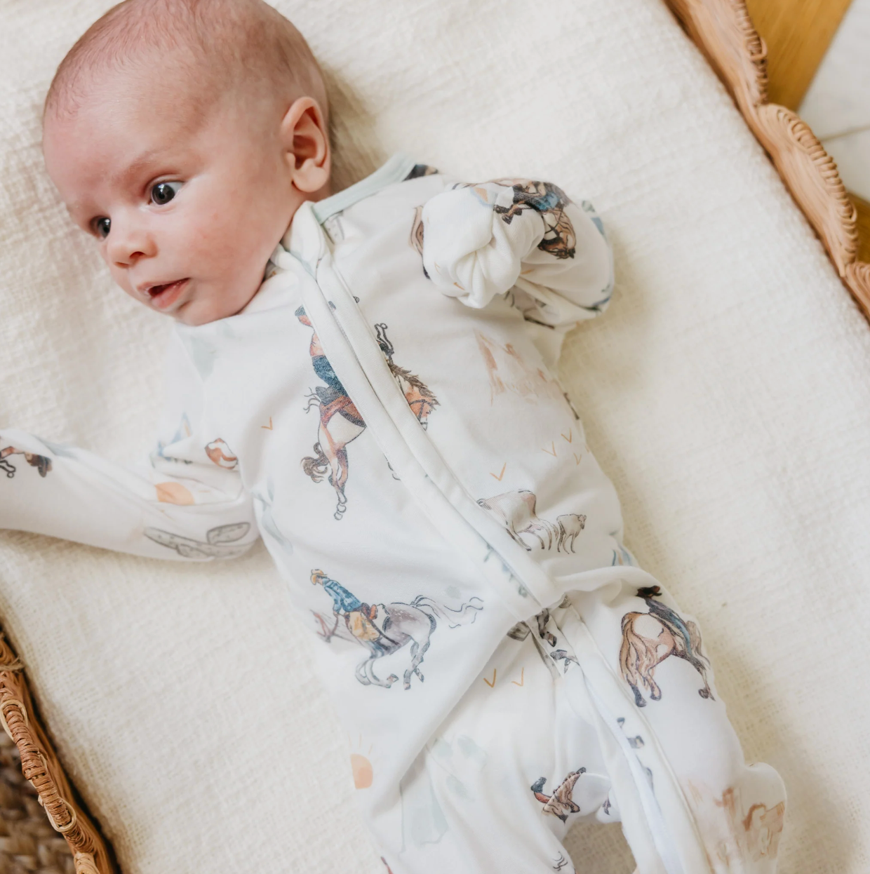CP Boone Zip-Up Footie Pajama