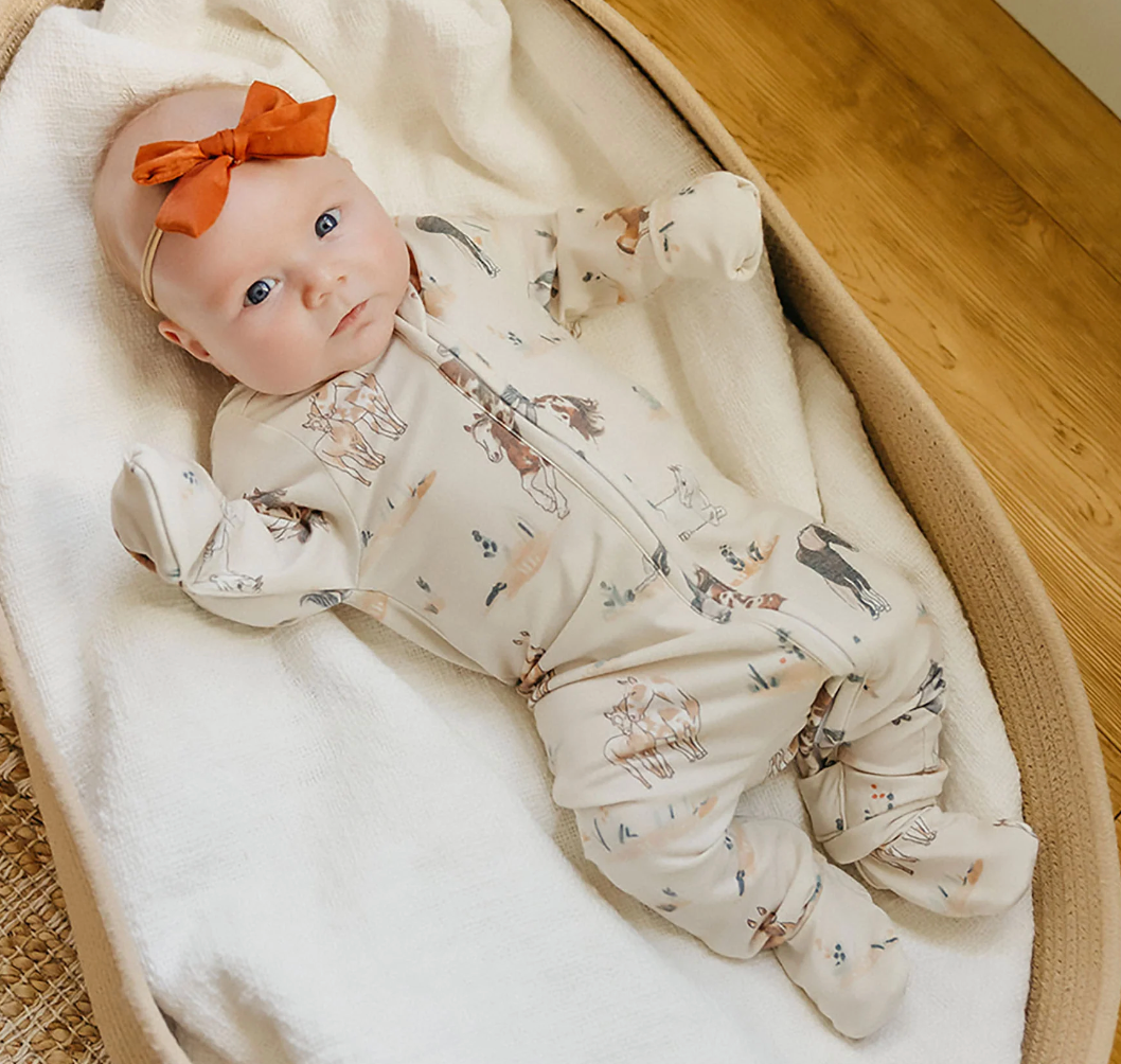 CP Montana Zip-Up Footie Pajama