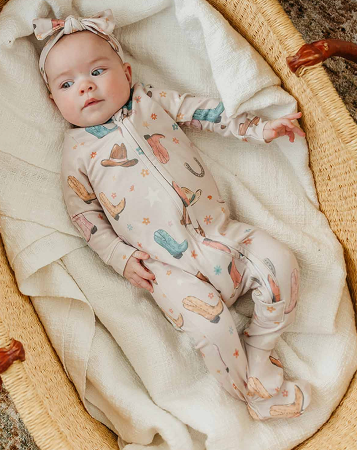 CP Cheyenne Zip-Up Footie Pajama