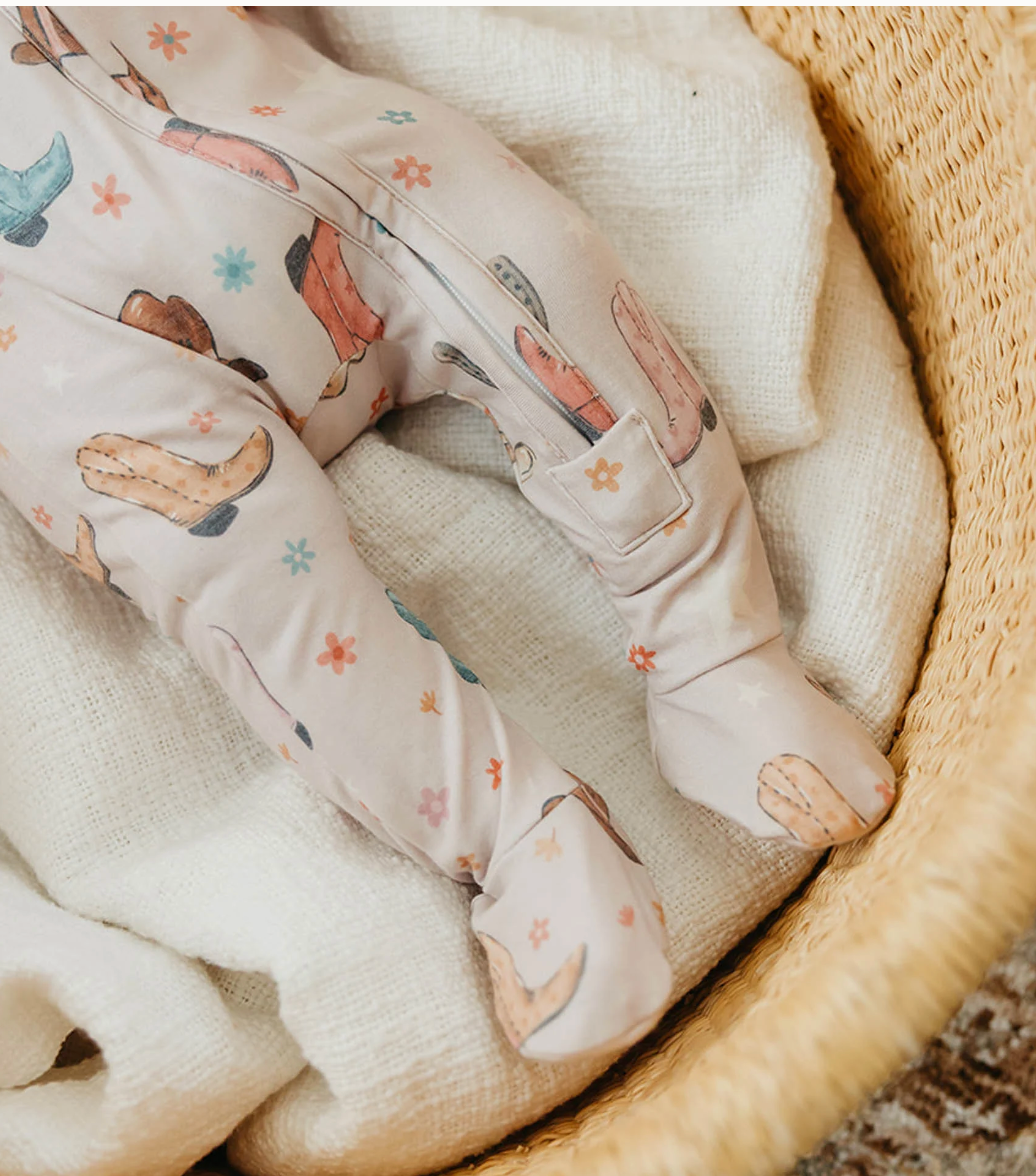 CP Cheyenne Zip-Up Footie Pajama