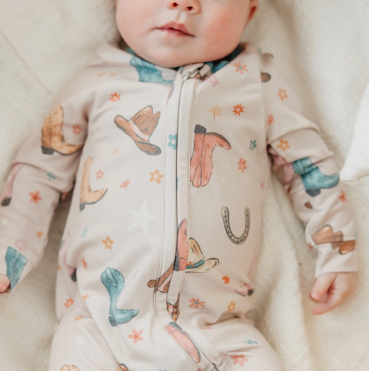 CP Cheyenne Zip-Up Footie Pajama