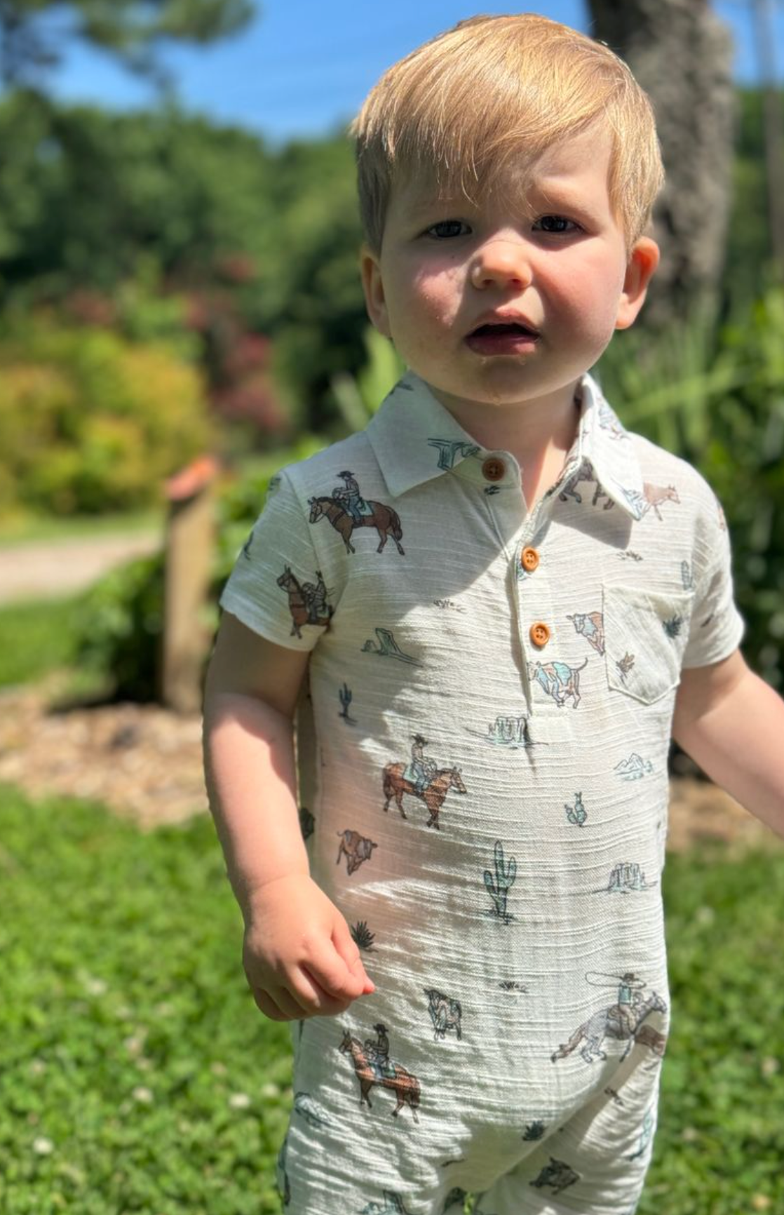 EH Finley Western Romper