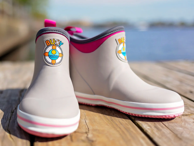 Buoy Boots Kids Pink/Grey