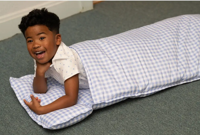 Nap Mat- Blue Gingham
