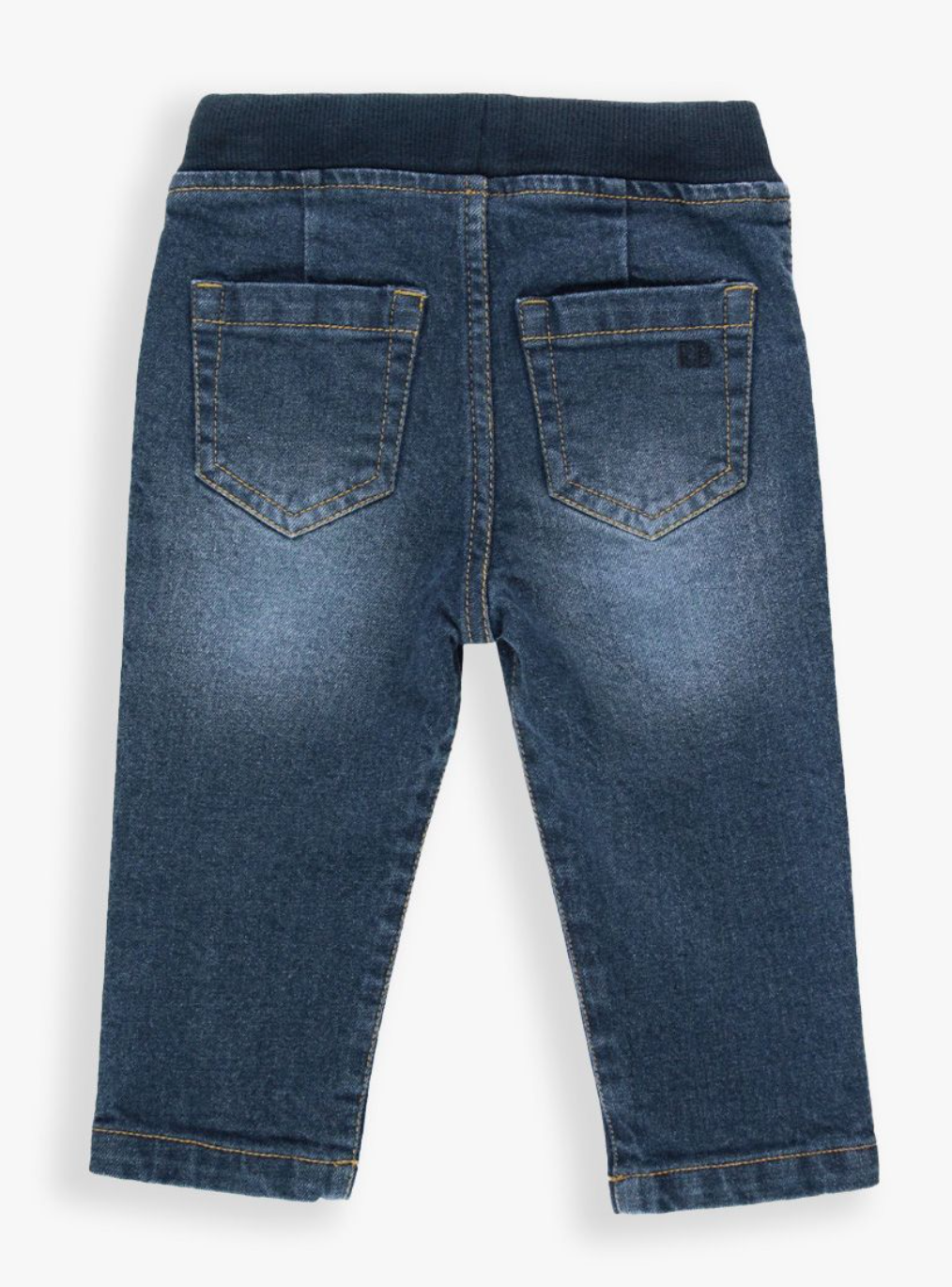 Ruffle Butts Boys Medium Wash Pull-On Jeans
