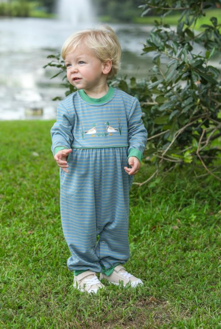 TSK Mallard Embroidery Romper