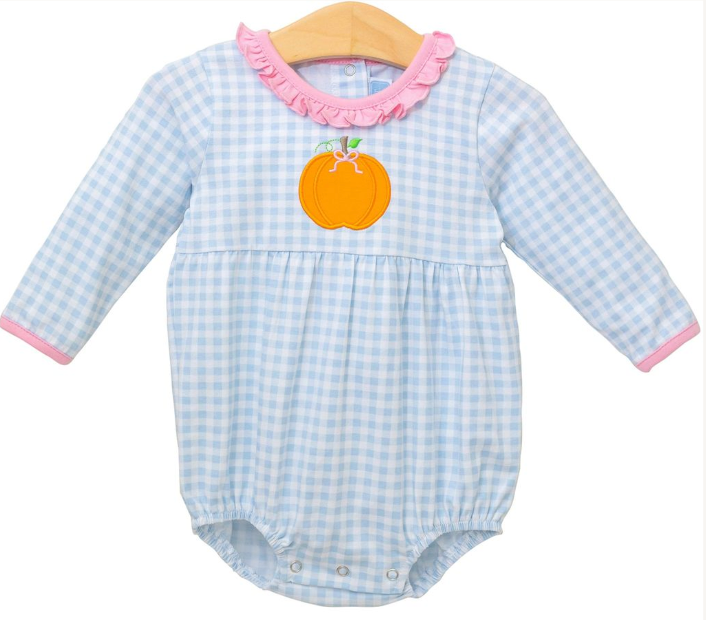 TSK Pumpkin LS Ruffle Bubble