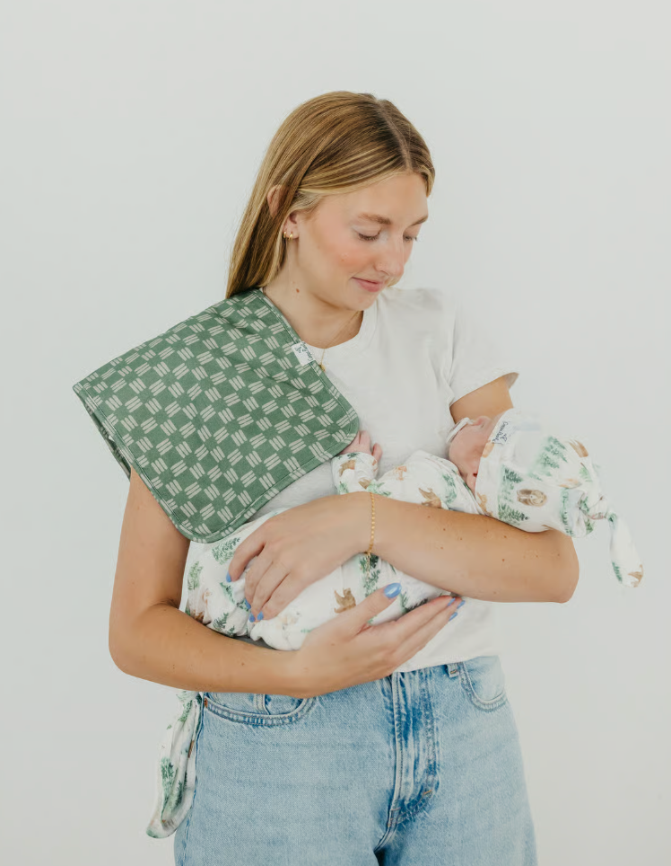 Copper Pearl Grayson Burp Cloth Set (3-Pack)