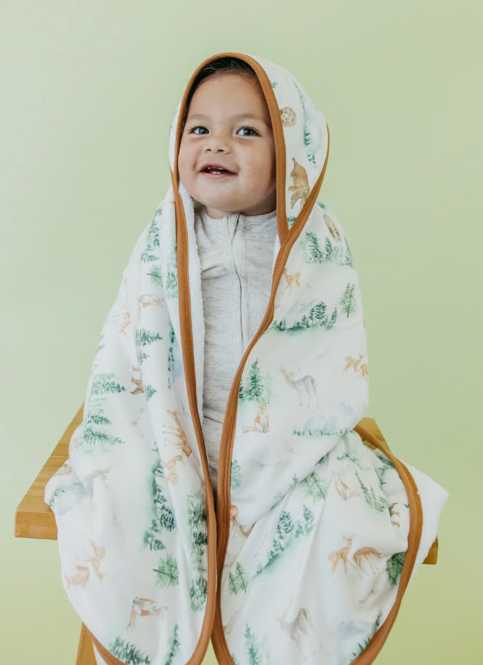 Copper Pearl Grayson Premium Knit Hooded Towel