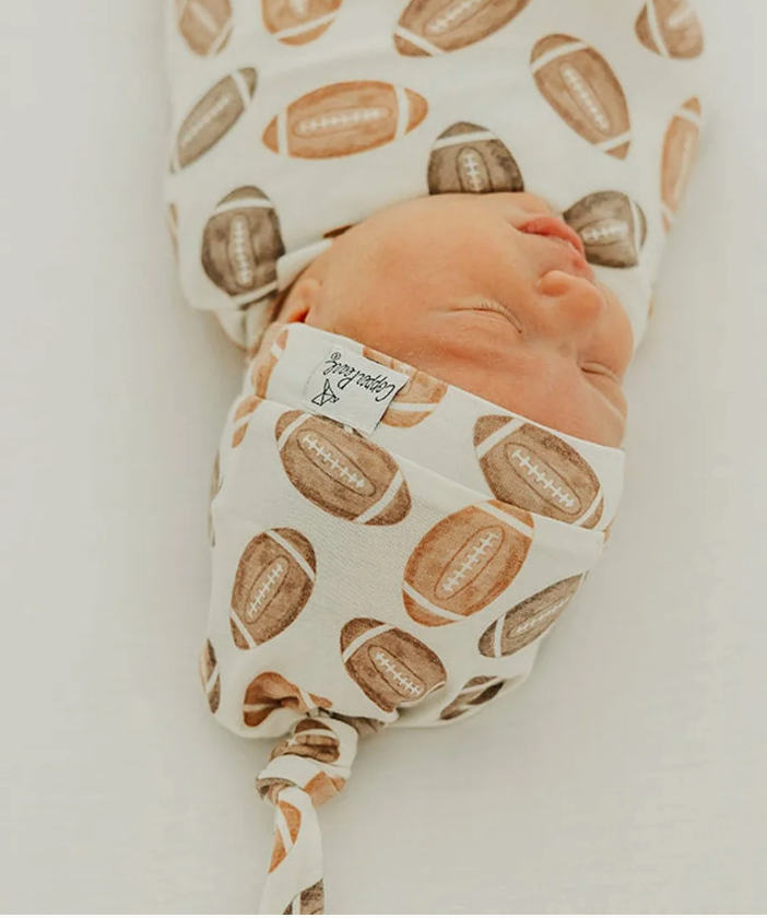 Copper Pearl Blitz Top Knot Hat