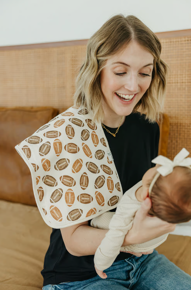 Copper Pearl Blitz Burp Cloths