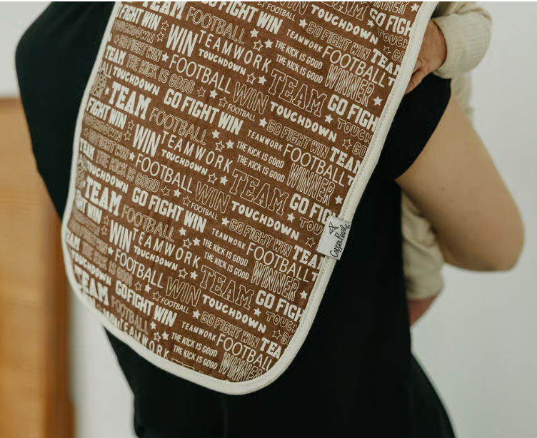 Copper Pearl Blitz Burp Cloths