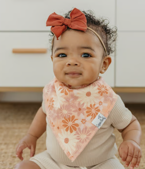 Copper Pearl Rue Bandana Bib Set